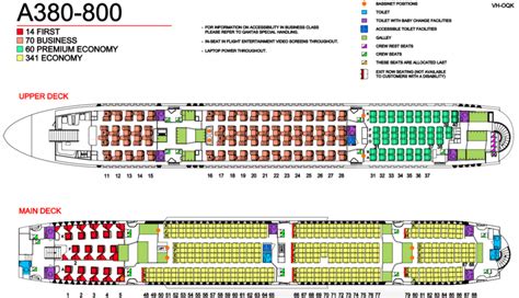 47 Seat Map Qantas A380 800