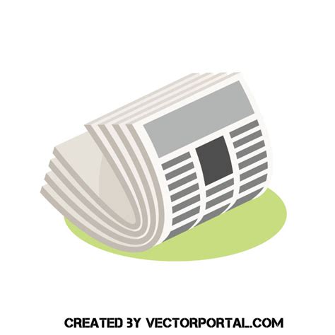 Newspaper Icon Ai Royalty Free Stock Vector Clip Art