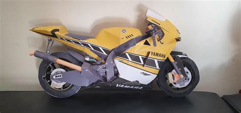 Motorcycle Papercraft Template