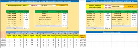 Plantilla Suma Recaudación Excel Gratis