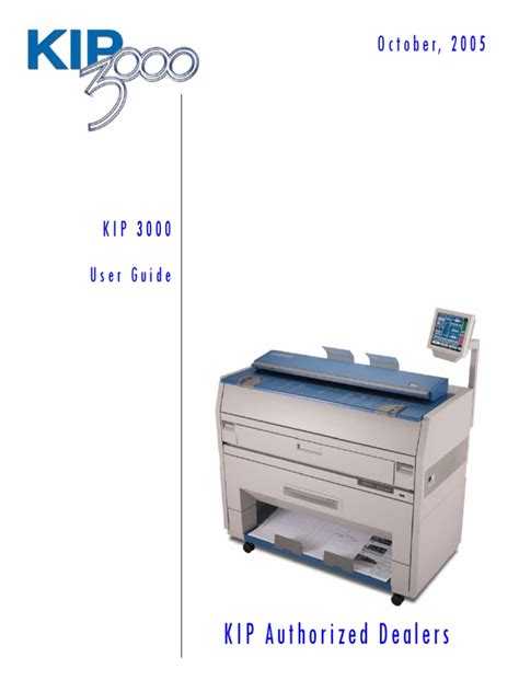 We have the kip 3000 system running on our network, and its been nothing but problems ever since we got it. KIP 3000 - Users Guide A2 | Image Scanner | Printer ...