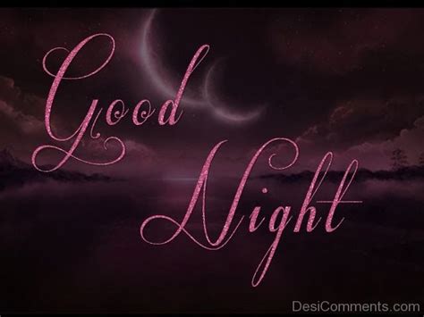 Good Night Glittering Image