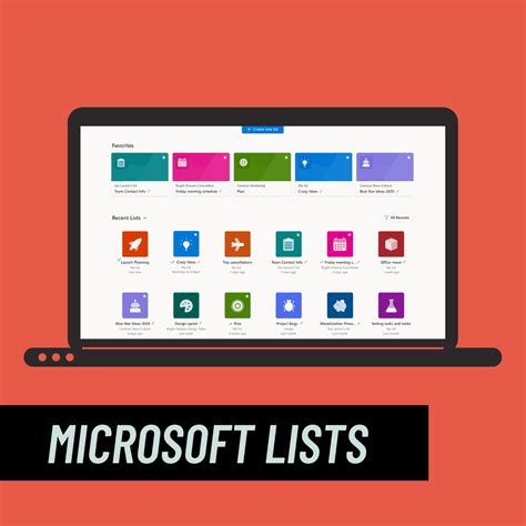 Microsoft Lists - Your New Favourite Tool - Silicon Reef