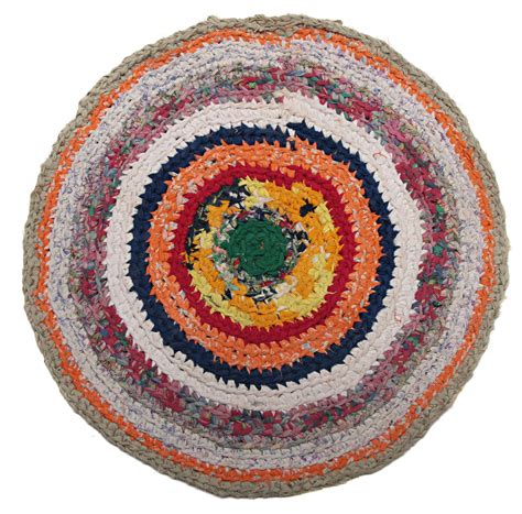 Free Colorful Crochet Rag Rug Pattern