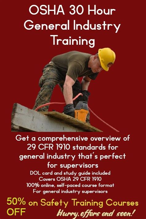 Osha 30 Hour General Industry Training Osha Safety Training