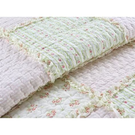 Cozy Line Home Fashions 3 Piece Sweet Light Peachy Pink Floral