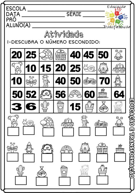 Atividades Sobre Sequencia Numerica 3 Ano