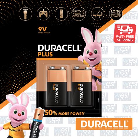 Duracell Plus Power Aa Aaa C D 9v Alkaline Batteries