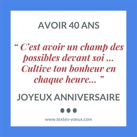 Chanson Pour Anniversaire 40 Ans