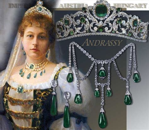 Emerald Tiara Diadem Of The Duchess Of Angou This Tiara Of Emeralds And Diamonds Is A