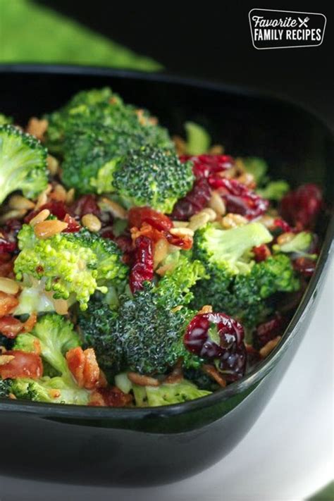This Chopped Broccoli Salad Is Fresh Crunchy And Full Of Flavor The