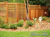 Pictures of Wood Fencing With Lattice