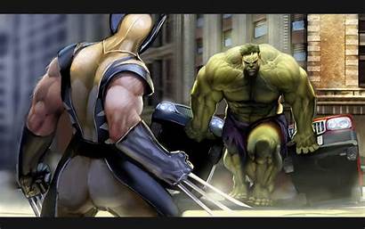 Wolverine Hulk Vs Universal Quadrinho Halk
