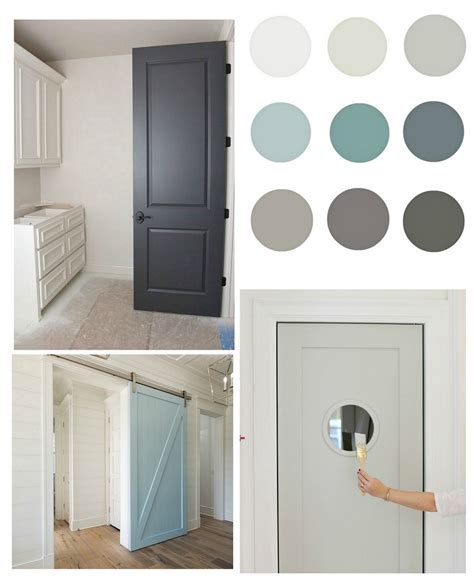 Door from hall site is painted in the same color even on the egde where hinges are on the door, then it make sens, when the door are open you see same color showing on frame and the door. Pretty Interior Door Paint Colors to Inspire You!
