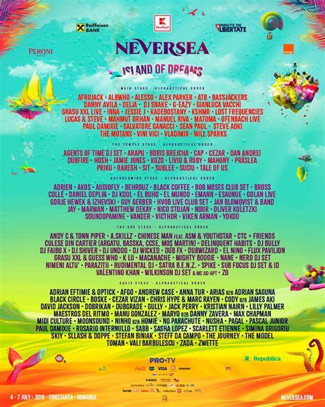 10.07.2019 · neversea 2019 lineup. Romania's NEVERSEA festival adds final names including ...