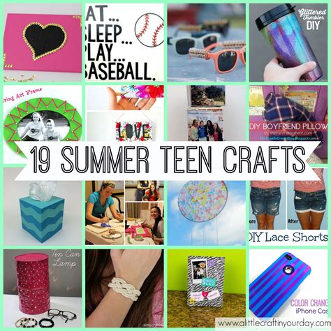 19 Teen Crafts For Summer A Little Craft In Your Day
