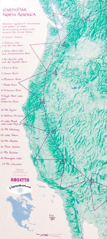 Map Of Ley Lines In North America Island Of Hawaii Map