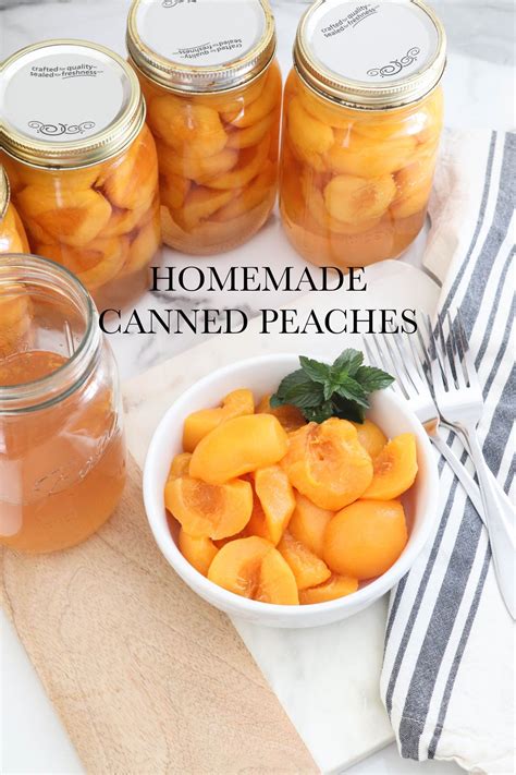 Canned peaches cut the cooking time of peach pie by about half. Canned Peaches | Recipe (With images) | Canned peaches ...