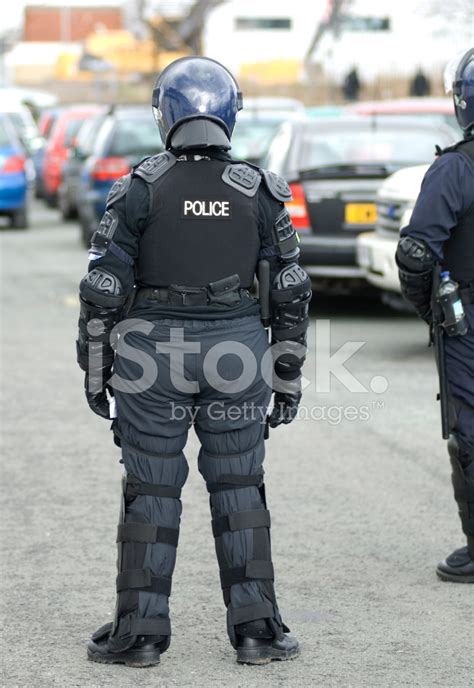 Uk Police Officers In Riot Gear Stock Photo Royalty Free Freeimages