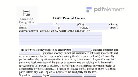 Contoh Power Of Attorney