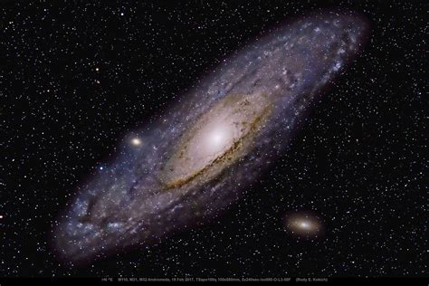M31 M32 M110 The Andromeda Galaxy Group Tsapo100q At F58 In 2021