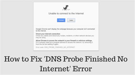 Dns Probe Finished No Internet On Windows 10 How To Fix