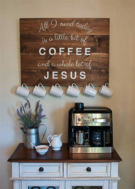 Your whole coffee bar station idea depends on the shelf you are going to choose. 25 DIY Coffee Station Ideas You Need To Copy | HomeMydesign