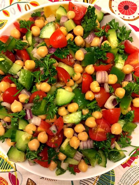Mediterranean Chickpea Salad Recipe Simple Healthy And Vegan
