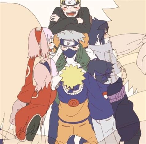 Equipo 7 Naruto Team 7 Naruto And Sasuke Team Minato Naruto Run