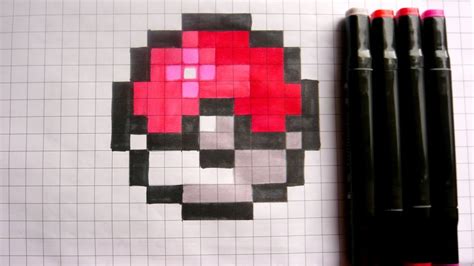 See more ideas about pixel art, link pixel art, perler patterns. Handmade | Pixel Art - How to draw Easy Pokeball #pixelart ...