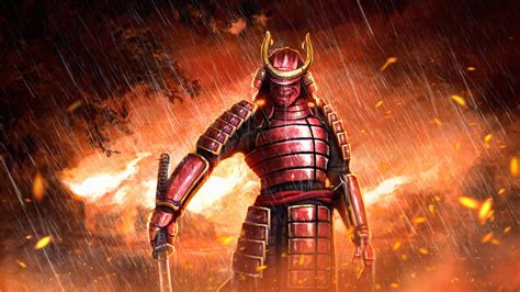 We would like to show you a description here but the site wont allow us. samurai fire sword katana armor mask rain HD wallpaper