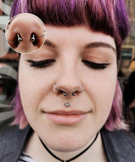 finally had my septum pierced today so in love excited to get an infinity ring in a few weeks