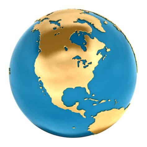 World Globe 3d Model Obj Ma Mb