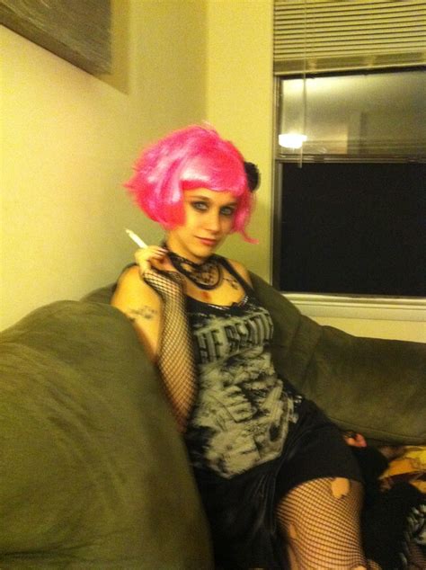 Pink Haired Goth Pixie Sorry Its Kinda Blurry Style Halloween
