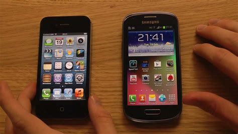 Samsung Galaxy S3 Mini Vs Iphone 4s Review Youtube