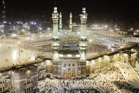 Islams Most Sacred Mosque Al Masjid Al Haram In Mecca Saudi Arabia