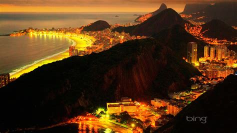 Rio De Janeiro Brazil At Night Preview