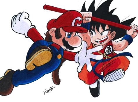 Mario Vs Goku By Mikees On Deviantart