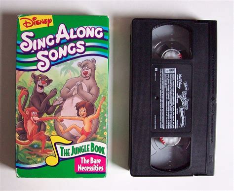 Disney Sing Along Songs The Jungle Book The Bare Necessities Vhs 1994