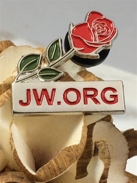 Jworg Red Rose Lot Of 1 Premium Lapel Pins With Rubber Etsy
