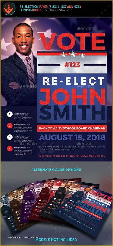 Free Election Campaign Flyer Template Philippines Printable Templates