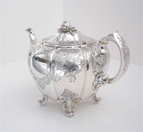Sterling Teapot London 1851 Silver Tea Tea Pots Silver Teapot