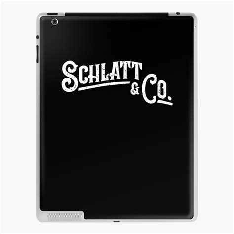 Jschlatt Merch Jschlatt Schlatt And Co Logo Ipad Case And Skin By