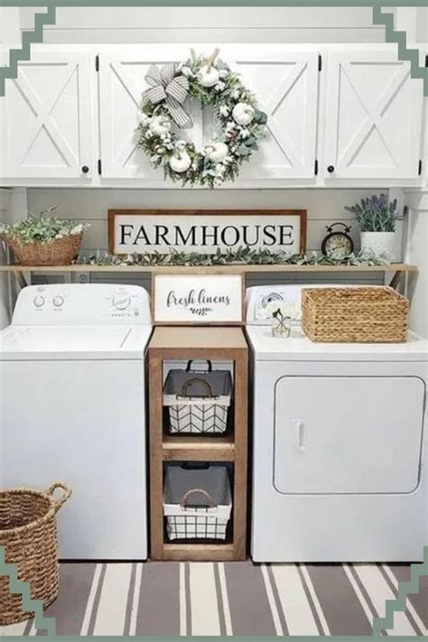 Farmhouse Style Small Laundry Room Ideas To Remodel Your Tiny Laundry