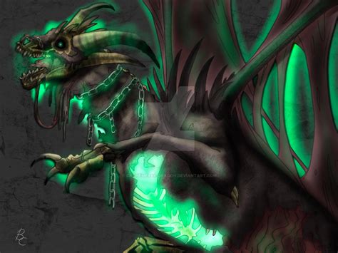 Commission Undead Dragon By Cathemeral Dragon On Deviantart