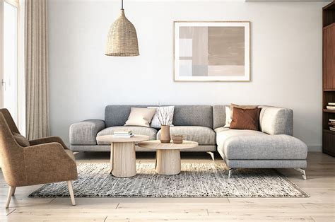 How To Place A Rug Under A Sectional Your 6 Best Options Fifti Fifti