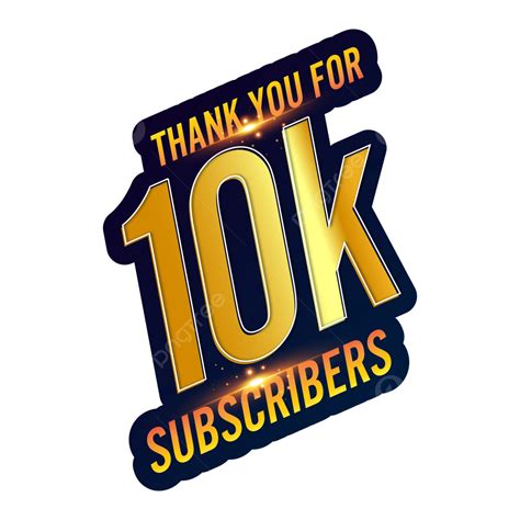 10k Subscribers Celebration Greeting Banner Design Vector Subscribers