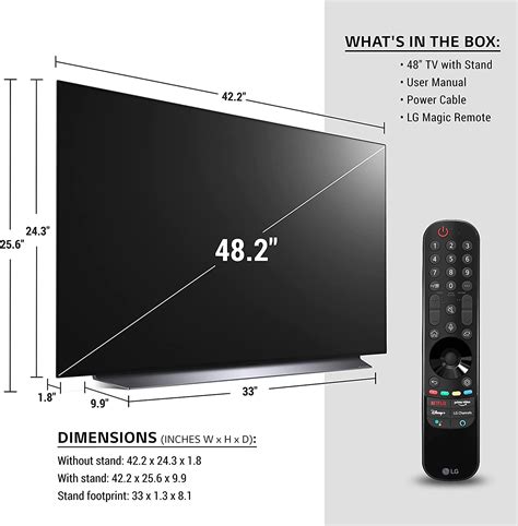 Buy Lg Oled48c1pub Alexa Built In C1 Series 48 4k Smart Oled Tv 2021