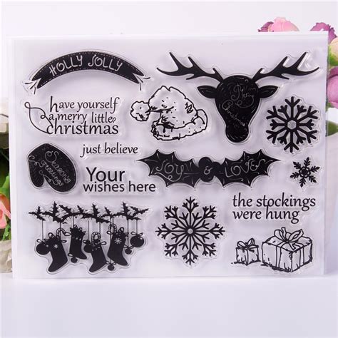 Card making, christmas rubber stamps (page 2) available at scrapbook.com. Aliexpress.com : Buy Rubber Silicone Clear Stamps for ...