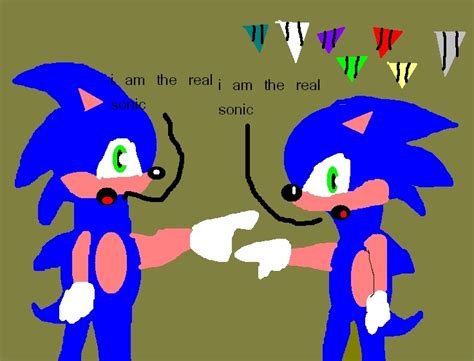 Whos The Real Sonic Shadow The Hedgehog Fan Art